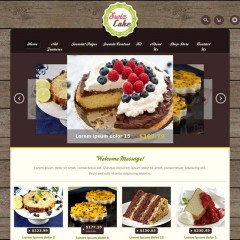Mẫu website bán bánh kẹo
